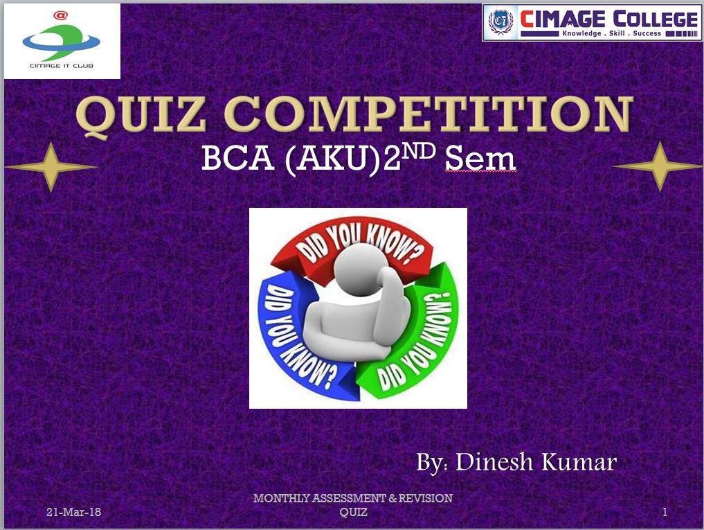 Quiz On 